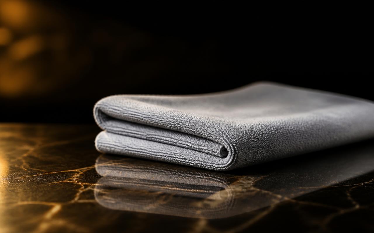 Illustration for the tip: Microfiber Makes the Difference