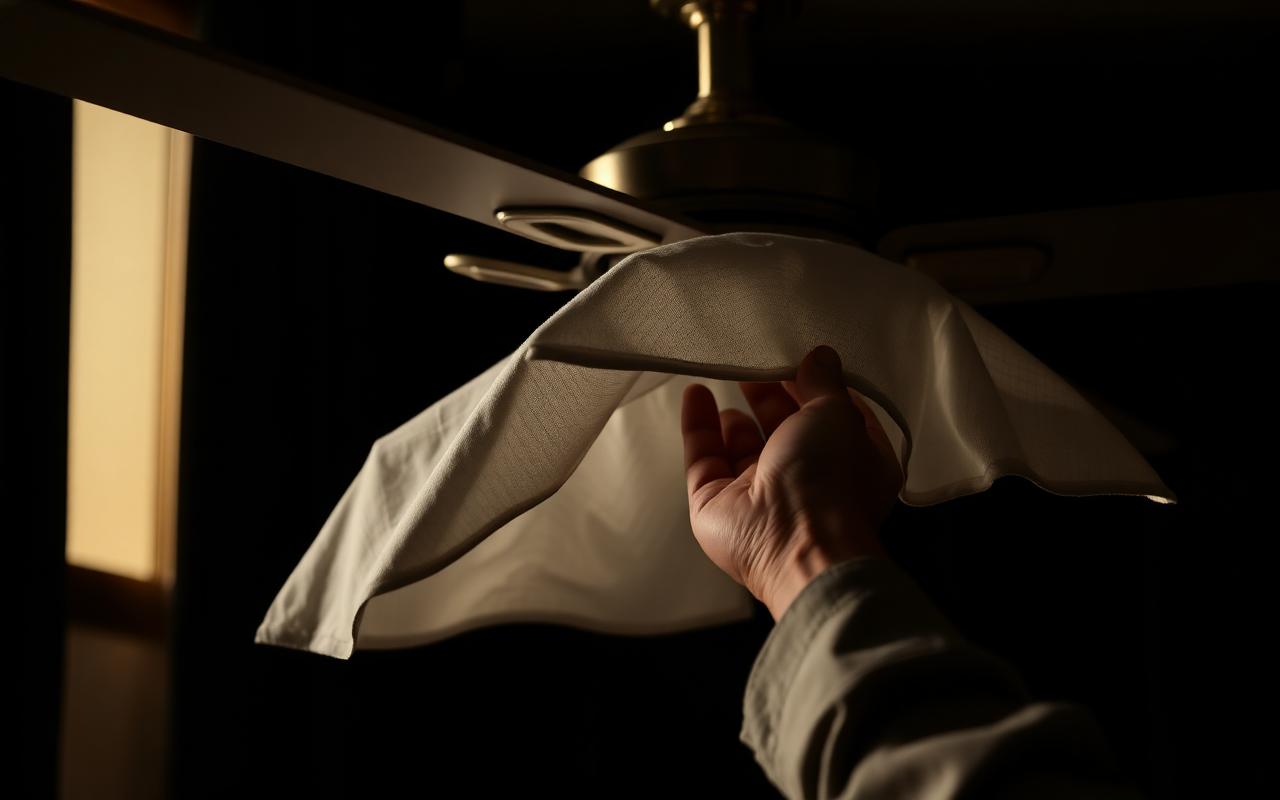 Illustration for the tip: The Pillowcase Fan Trick